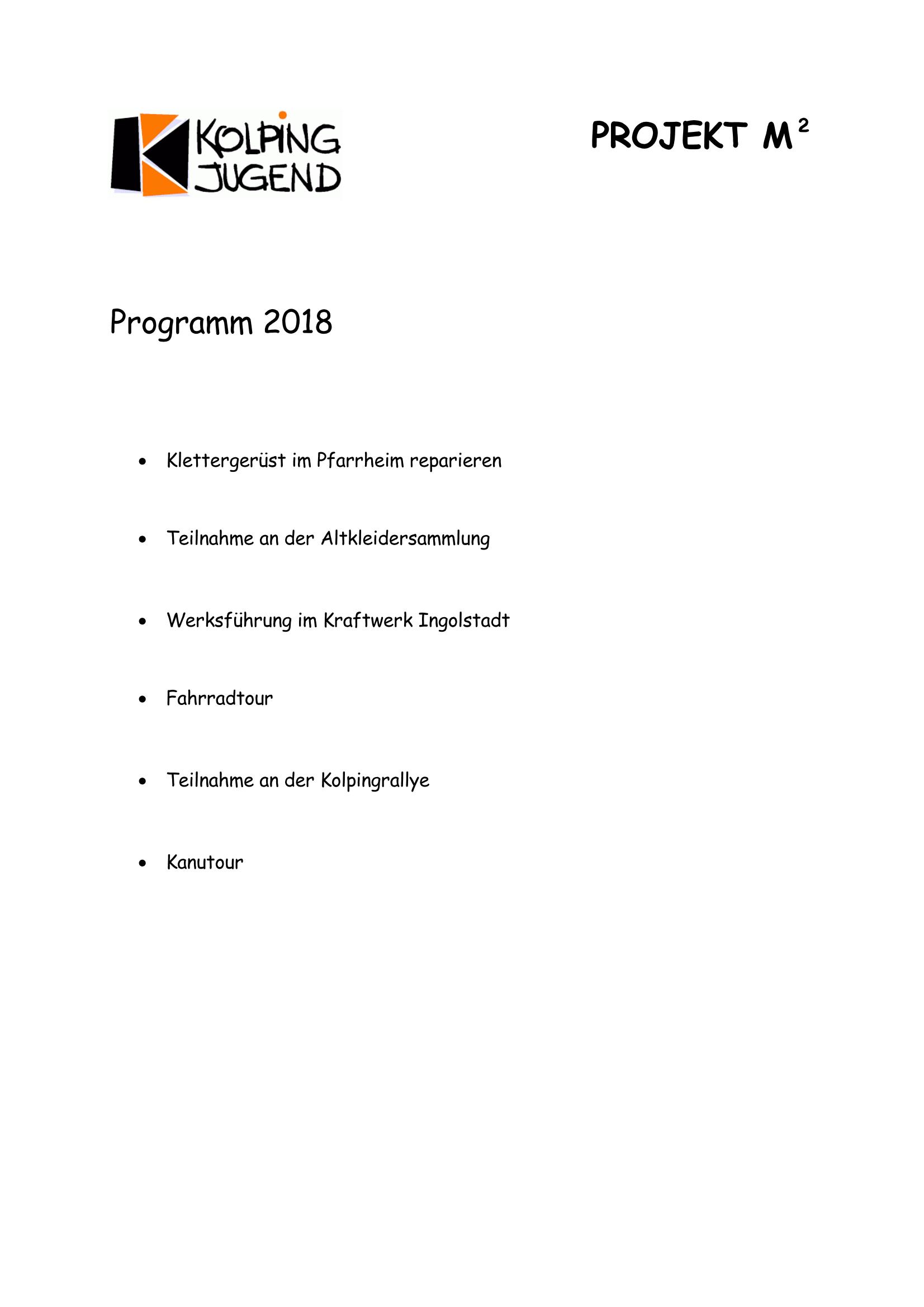 Programm M2