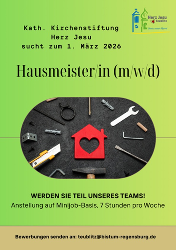 Freie Stelle: Hausmeister/in (m/w/d)