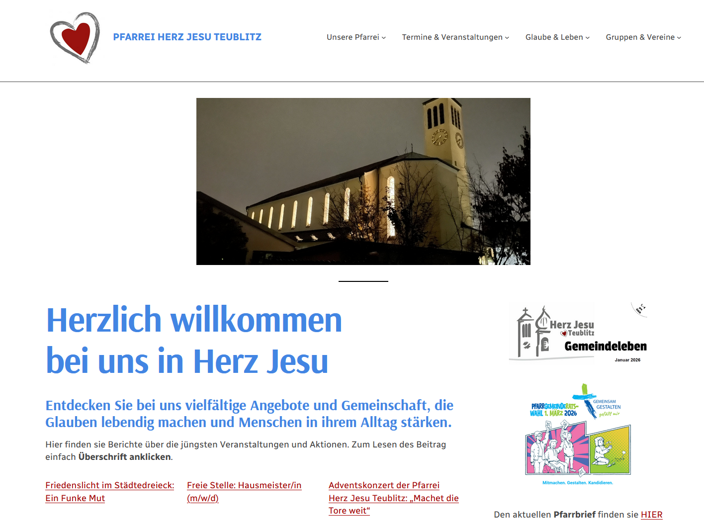Neue Homepage ist online